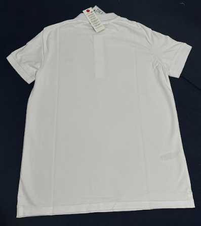 Polo branca costas